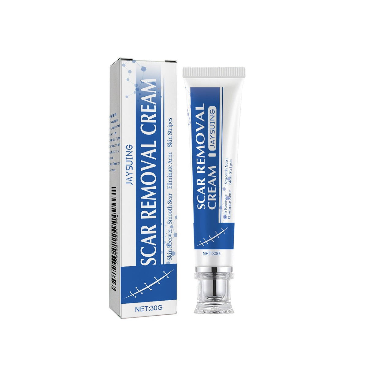 ✨Jaysuing Scar Removal Cream , Skin Repair Gel for Surgical Scars, Acne Marks, Stretch Marks, Burn &amp; Cut Scars, Odorless Skin Care Cream for Adults &amp; Kids